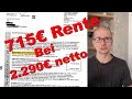 715€ Rente bei 2290€ Nettolohn - Die gefährliche Variable im Rentenbescheid