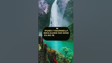 "Push Yourself, No One Else Will | Motivational Quote Video"