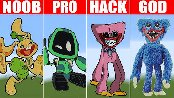 Poppy Playtime in Minecraft (NOOB vs PRO vs HACKER vs GOD) #2