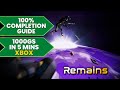 Remains  100 walkthrough guide 1000gs in 5 mins