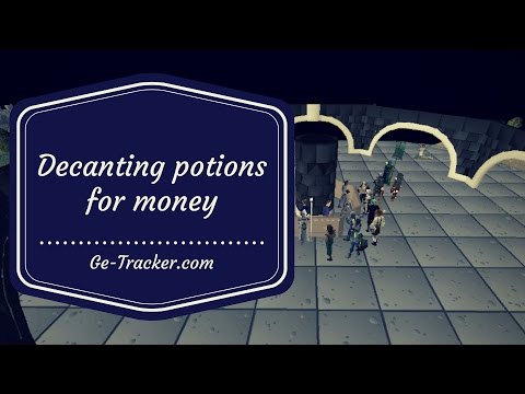 [OSRS Flipping/Merching] Decanting potions for money