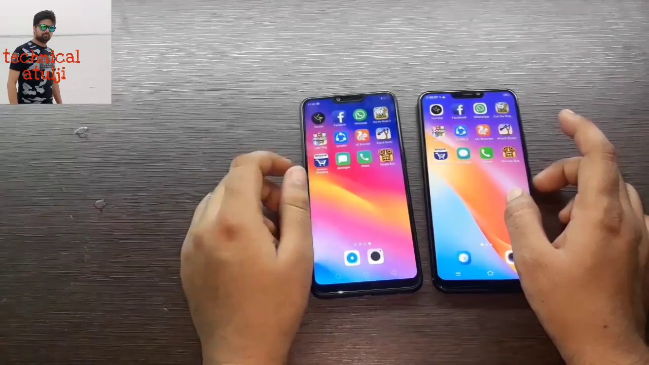 Vivo y81 vs oppo A3s (3gb) full speed test