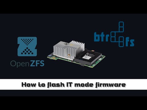 How To Flash The H310 H710 Raid Controllers To IT mode Firmware