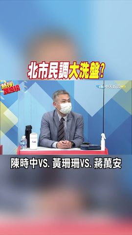 #shorts 北市民調大洗盤? 陳時中VS.黃珊珊VS.蔣萬安@CtiNews