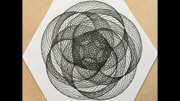 hidden star |  relaxing cycloid drawing (25)