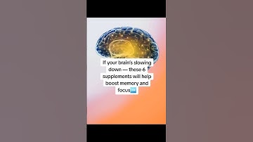 6 best supplements to boost memory and focus #brainhealth #memoryboost #focus #brainboost