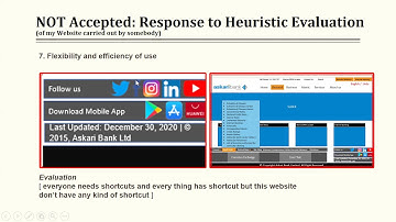 #askari #bank: Evaluating & Improving Existing Interface based on Heuristic Evaluation