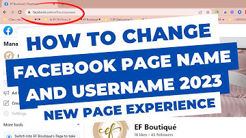 How to Change Facebook Page Name and Username 2023 (New Page Experience in Meta Business Suite)