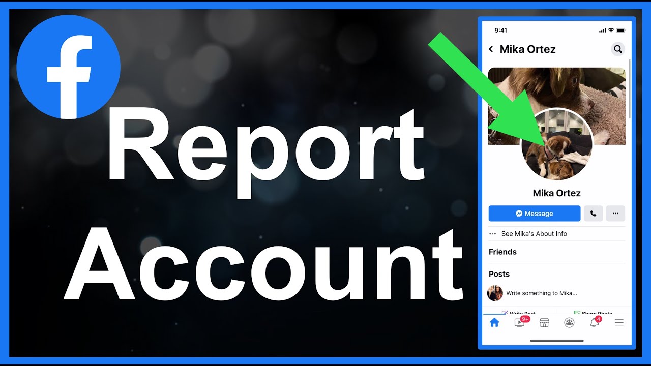 facebook report link