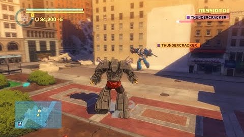 Transformers-Devastation grimlock vs thundercracker and starscream gameplay