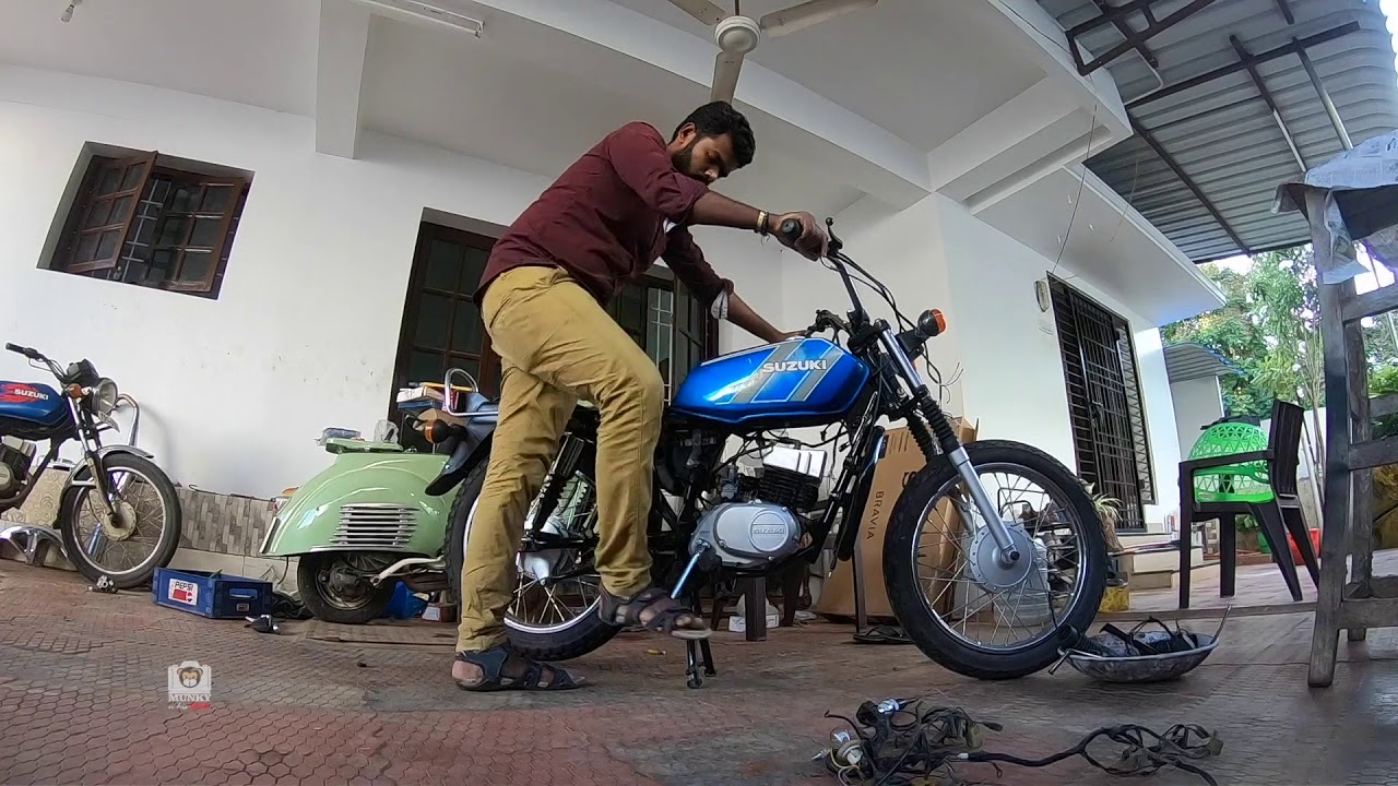 KANNAGI - Restoration of a Suzuki Max 100 R - part 1 - YouTube
