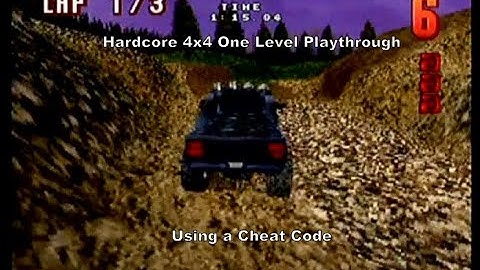 Hardcore 4x4 One Level Playthrough using a Sega Saturn Cheat Code :D #SegaSaturn #Sega #CheatCode