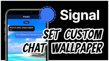 How to Set a Custom Chat Wallpaper on Signal App 2021