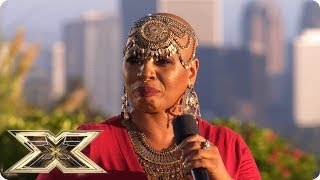 Janice Robinson stakes a claim for a place at Live Shows | Judges' Houses | The X Factor UK 2018