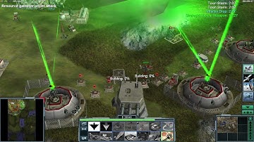 USA BOSS vs 7 China Random - Command & Conquer Generals Apocalyptic