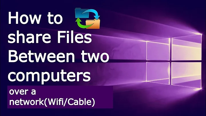 ✔️ Windows 10 - How to Share Files, Folders & Drives Between Computers Over a Network