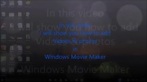Windows Movie Maker Tutorial #2