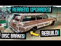 Disc brakes, rebuild, new gears, MORE! ((1961 Belair Wagon Project)).