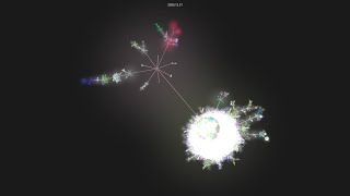 odoo/odoo - git history visualization
