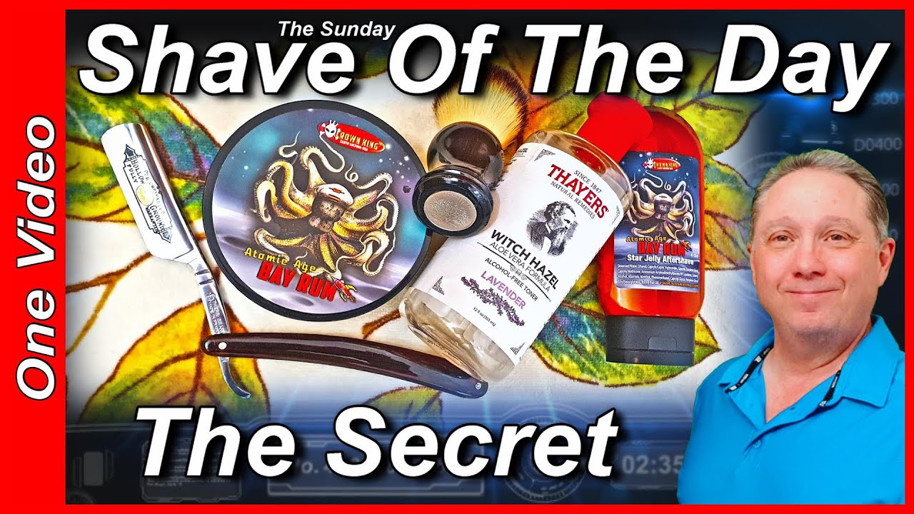 Your Sunday One Video Shave Of The Day Shave Testing THE REAL SECRET