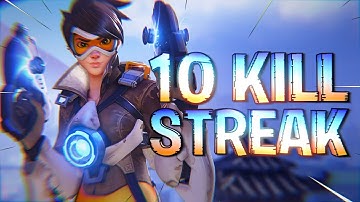 My first 10 KILL STREAK | Overwatch