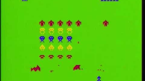 Space Assault, a Space Invaders clone for the Radio Shack Color Computer.