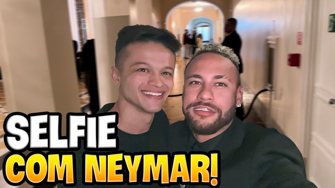 NEYMAR TIROU UMA FOTO COMIGO!!!! Não acredito no que aconteceu!