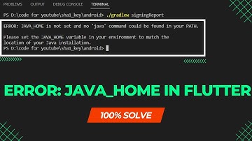 Error: How to Fix Java Home is Not Set and Java Command is Not Found