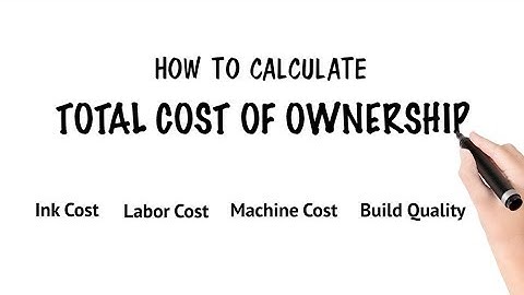 Calculating the Total Cost of Ownership of Grand Format Printers