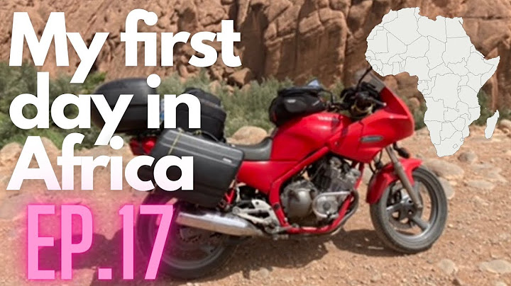 Arriving in Africa with my Motorcycle / Trip to Morocco EP. 17 (Yamaha xj 600)