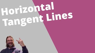 Finding the Equation of Horizontal Tangent Lines | IB SL Math AA