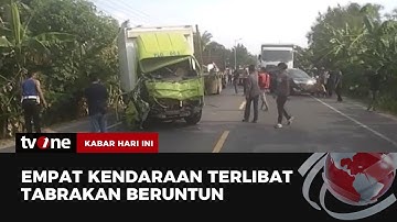 Kecelakaan Beruntun Libatkan 4 Kendaraan di Ogan Ilir | Kabar Hari Ini tvOne