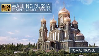 : WALKING RUSSIA TEMPLE ARMED FORCES 4K -       