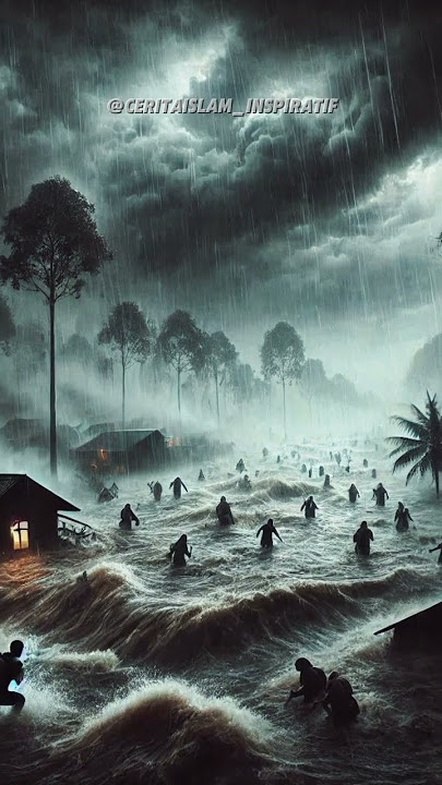 Kisah Nabi Nuh: Hujan Deras dan Banjir Besar #short #shorts #shortvideo
