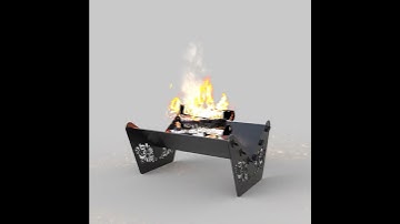 Firepit Dxf files for Diy Welding Project, Cnc Laser Plasma Files for cutting