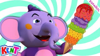 Kent el elefante | Aprende colores con helados | Learn colors | Aprendizaje Infantil