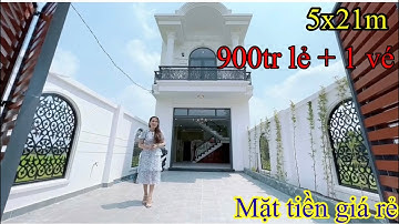 ✅Siêu rẻ Nhà Mặt Tiền đường Thông 5x21m mà giá tổng 900tr lẻ + 1vé ĐỈNH QUÁ!nhà đẹp Kim Thủy sổ Hồng
