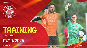 Buổi tập đầy ắp tiếng cười của thầy trò HLV Lê Huỳnh Đức