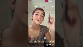 Charli D‘Amelio 11/8/20 Instagram live