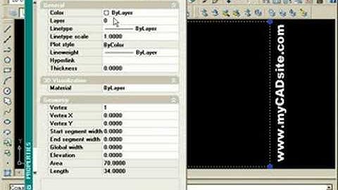 AutoCAD Tutorial about Object Properties