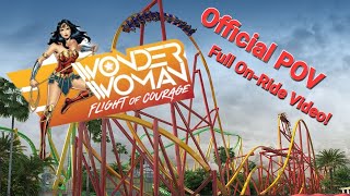 Six Flags Magic Mountain Wonder Woman Flight of Courage teen titan turbo  spin - MiceChat