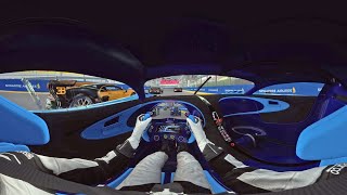 VR 360° Bugatti Vision Gran Turismo Cockpit view in VR