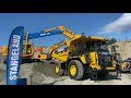 Brøyt X4T 1975 modell laster Komatsu HD405 2021 modell