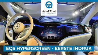 Eerste indruk HYPERSCREEN van Mercedes-Benz EQS (2021) - AutoRAI TV