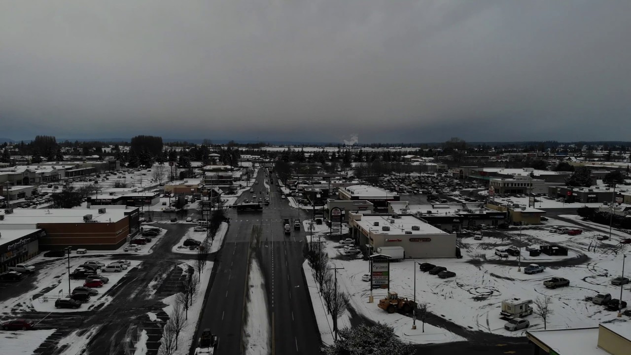 Mount Vernon Washington Winter Blizzard 2020 4K YouTube
