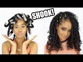 Flexi Rod Set on My Transitioning Hair - I'M SHOOK!!