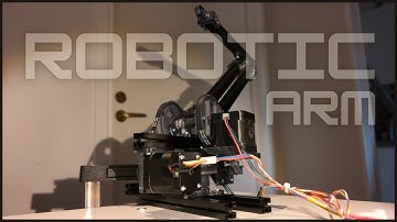 Larger 3D Printed Robot Arm - First test