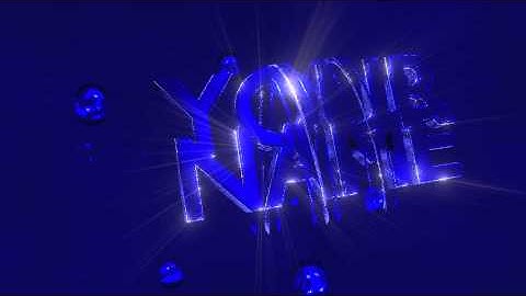 FREE blue Intro Template #2 - Free Download BLENDER only