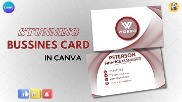 Business Card | Create Professional Business Cards with Canva in minutes!