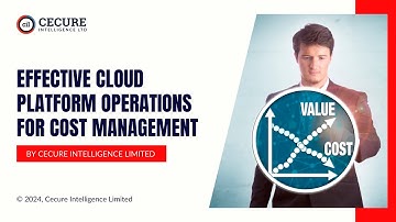 Effective Cloud Platform Operations for Cost Management - CIL Webinars